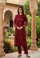 RED KURTA SET